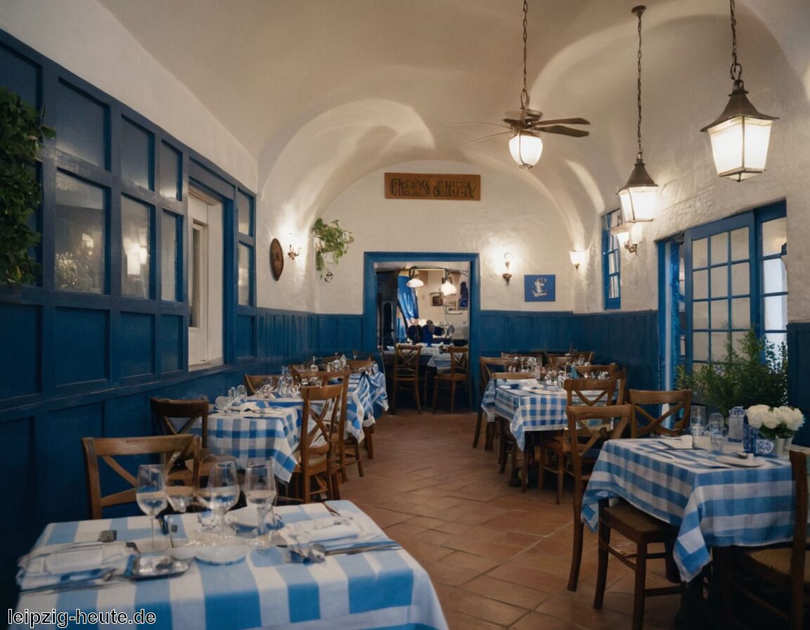 Restaurant Taverna Galazio bei Leo - Die besten griechischen Restaurants in Leipzig