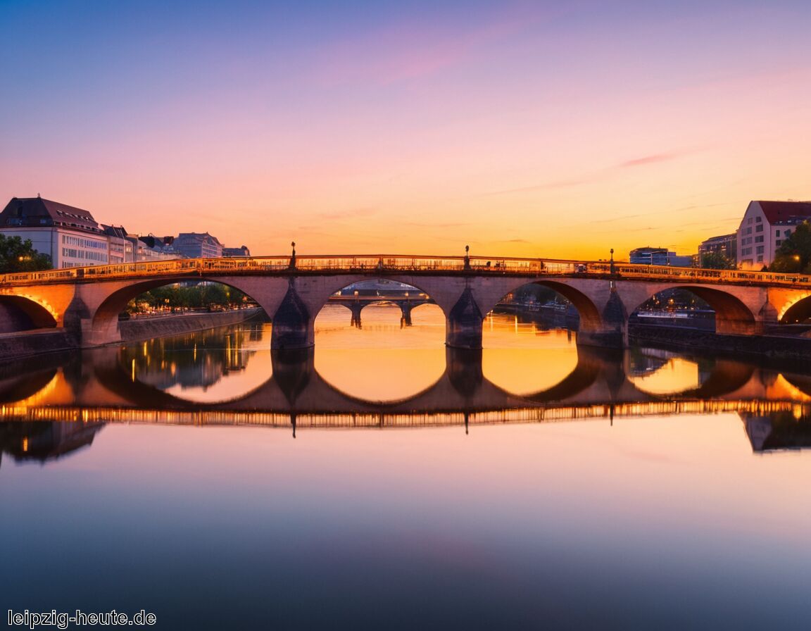 Sachsenbrücke - Die besten Sehenswürdigkeiten in Leipzig